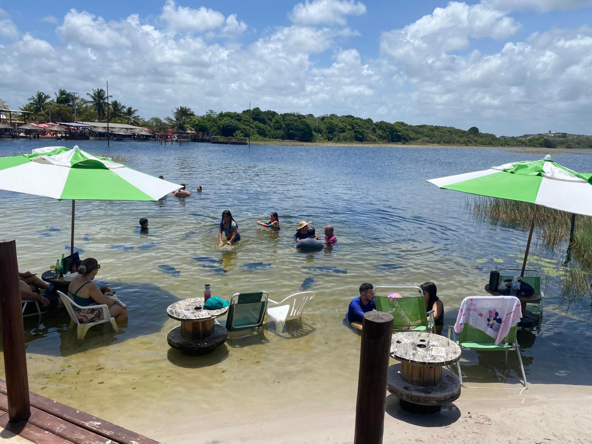 Villa Das Aguas-Praia Do Saco-Proximo As Lagoas Dos Tambaquis E Mangue Seco Exterior photo